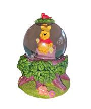 Disney Winnie the Pooh Collectible Mini Snow Globe with Nesting Red Bird - $7.84