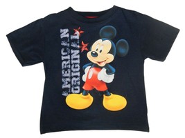 Mickey Mouse Disney Boys Navy Blue Tee T-Shirt New Toddler&#39;s Size 2T Or 3T $16 - £8.11 GBP