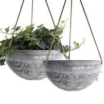 Hanging Er Flower Pots - 10 Inch Indoor Outdoor Bny Patio Hanging Bask - £40.17 GBP