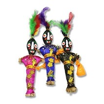 New Orleans Voodoo Dolls - 10&quot; Authentic Voodoo Doll Assorted Colors - £6.39 GBP