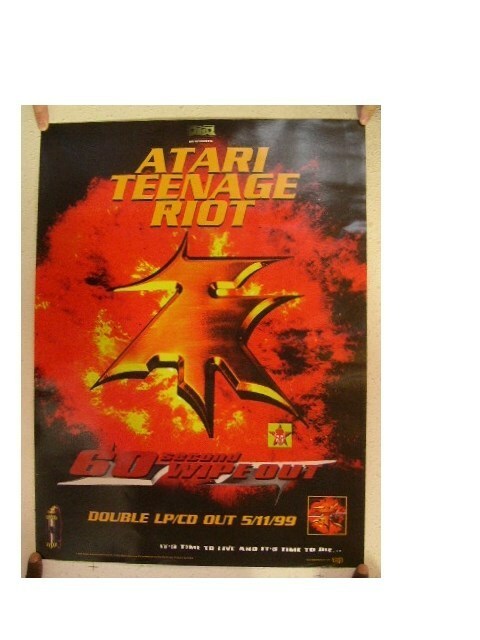 Atari Teenage Riot Affiche 60 Second Wipeout The - $26.99