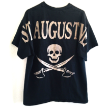 Vtg. St Augustine Spell-Out  Pirate Swords Sz XL Black Florida Men&#39;s Gildan Tag - $42.70