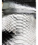 Genuine Reticulated Python Leather Real Python Skin w/ Flat Scales Gloss... - $69.00