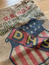 Vintage Burlap Sack - DHS California Potatoes 100# image 3