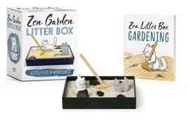 Mini Zen Garden Litter Box Kit and Mini Litter Box Gardening Book NEW SEALED - £7.49 GBP