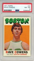 1971 Topps Dave Cowens Rookie #47 PSA 8 P1228 - $292.05