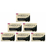 6 BARS Yardley London Activated Charcoal Bath Bar Soap 4.25 Oz BRAND NEW... - $27.68