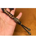 Custom Paracord Keychain: Brass WuKong Bead Lanyard,Paracord Key Fob - $43.99