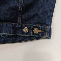 Zana Di Women's Cotton Jacket Size Medium Blue Denim Long Sleeve Metal Button Up image 4