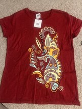 Gildan Ladies Medium Softstyle T-Shirt Ringspun Cotton Crew Neck W/Fish ... - $25.62