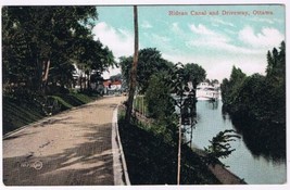 Postcard Rideau Canal &amp; Driveway Ottawa Ontario - $2.96