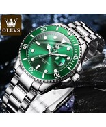 OLEVS Men&#39;s New Mechanical Automatic Watch Luxury Luminous Stainless Ste... - $752.48 MXN