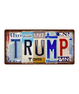 TRUMP Novelty License Plate Metal Sign- Perfect for Home, Office or Gara... - £12.93 GBP