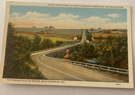 Vintage Postcard Unposted Old Jug Bridge Frederick MD - £2.22 GBP