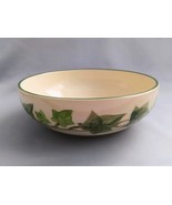 Vintage Franciscan Serving Bowl w/ Green Ivy Leaves on Creamy Pale Yello... - $376.16 MXN