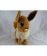 Eevee Pokémon Plush Smiling 7&quot; Wicked Cool Toys  - £11.81 GBP