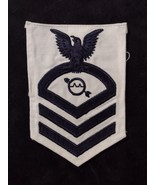 RDC RADARMAN RATING BADGE CPO E-7 BLACK ON WHITE - $8.00