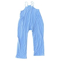 ✨ Double Zero White Wide-Leg Jumpsuit Women’s Large Pockets Minimalist - $20.89