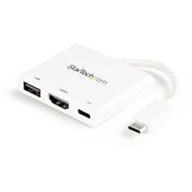 StarTech.com USB-C to HDMI Adapter - White - 4K 30Hz - Thunderbolt 3 Compatible  - £36.24 GBP