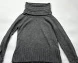 Apt. 9 Gray Cowl Neck Turtleneck Sweater Top Women&#39;s Size Small Wool Acr... - $16.82