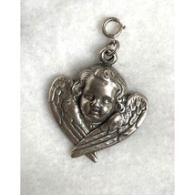 SOLID CAST 925 STERLING SILVER ANGEL CHARM SKY - $42.47
