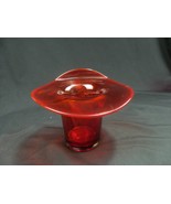 L E Smith orange art glass vase - €30,07 EUR