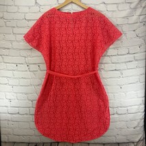 Vintage Sheer Lace Pink Dress Sz M-L - $15.84