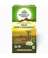 Lot of 4 Organic India Tulsi Honey Chamomile 100 Tea Bags Ayurvedic Natu... - £42.74 GBP