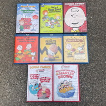 Charlie Brown Peanuts DVD (5) &amp; Blu-Ray (3) Lot of 8 Movies - £21.28 GBP