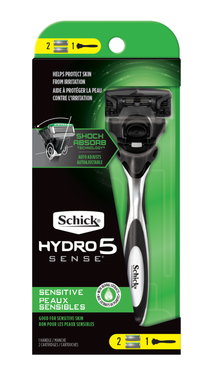 Schick Hydro 5 Sense Sensitive Men's Razor and 2 Refills  - $14.95