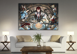 Steins Gate Canvas Poster, Canvas Print, Room Decor, Home Decor, Anime Poster - £53.72 GBP