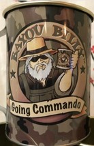 Bayou Billy ~ Going Commando ~ Metal/Tin Mug With Handle ~ 4&quot; x 5.25 &quot; - £17.93 GBP