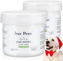 Dog Ear Wipes Dog Ear Cleaner Wipes Cleaning Ear Wipes for for Dogs Cats... - £26.70 GBP