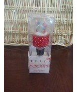 Merry Snow Globe Bottle Stopper &quot;Up To Snow Good&quot; - £14.70 GBP
