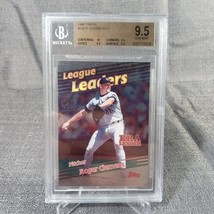 1999 Topps ERA League Leaders Card #232 Roger Clemens Blue Jays Beckett 9.5 Gem - £39.92 GBP