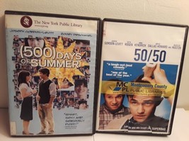 Lot of 2 Joseph Gordon-Levitt DVD Movies: 500 Days of Summer, 50/50 - $8.99