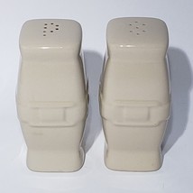 Longaberger Woven Traditions Ivory Square Salt &amp; Pepper Shakers Set Discontinued - $39.95