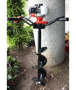 Two Man 52cc Post Earth Planting Gas Hole Digger Driller w/10&quot; 1M Soil D... - €284,27 EUR