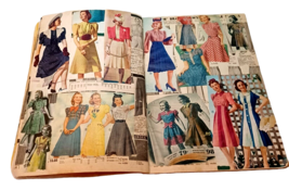 1938 Scrapbook Smash Book Butler Brothers Catalog Fashion &amp; Dress Design - $52.42