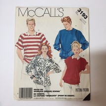 McCall's 3193 Size Medium 36-38 Misses Men's Top Stretch Knit - £10.27 GBP