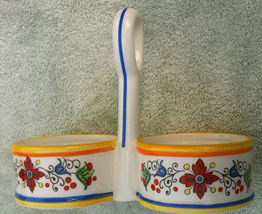 Artistic ceramic Oil and vinegar set image 3