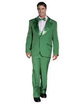 Men&#39;s Formal Adult Deluxe Tuxedo Costume, Green, Large - £79.92 GBP+