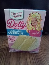 Duncan Hines Dolly Parton&#39;s Southern Style Coconut 15.25 oz Mix - £6.22 GBP