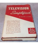 Vintage Television Simplified Book Milton Kiver 1948 Second Edition HC DJ - $19.95