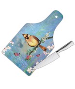 Orange Cardinal : Gift Cutting Board Bird Grieving Lost Loved One Grief ... - £23.16 GBP