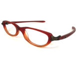 Vintage Oakley Gafas Monturas Tangent 11-598 Lava Rojo Naranja Bronce 48... - $60.60