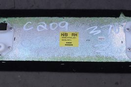 2009-2010 NISSAN 370Z RIGHT REAR PASSENGER SIDE CARPET PANEL COVER C216 image 2