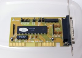 Zeon 2 H9m Sun 6311 ISA Parallel Port Card KW-508E Ver 1.0 - $466.07 MXN