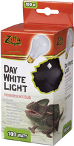 Zilla Reptile Terrarium Incandescent Heat Bulb, Day White, 100 Watts - £13.32 GBP