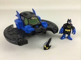 Imaginext DC Super Friends Batwing Batman Figure Trigger Wings w Projectile Toy - £23.15 GBP